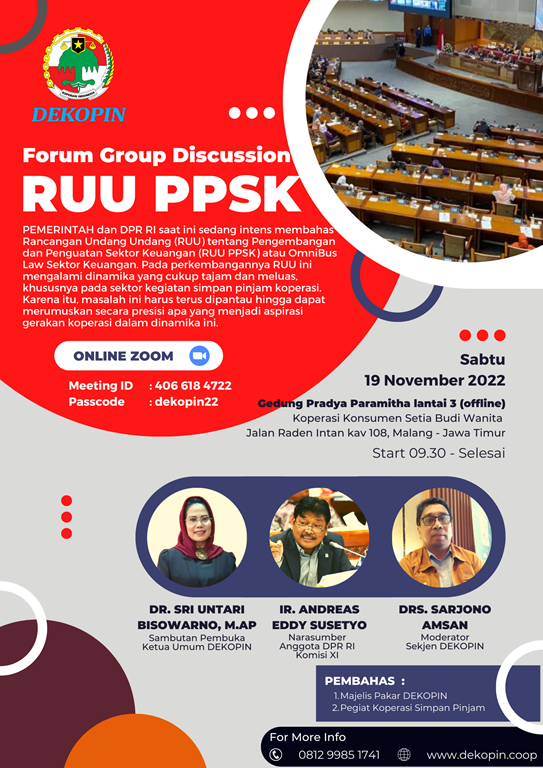 Forum Group Discussion – Masukkan RUU PPSK
